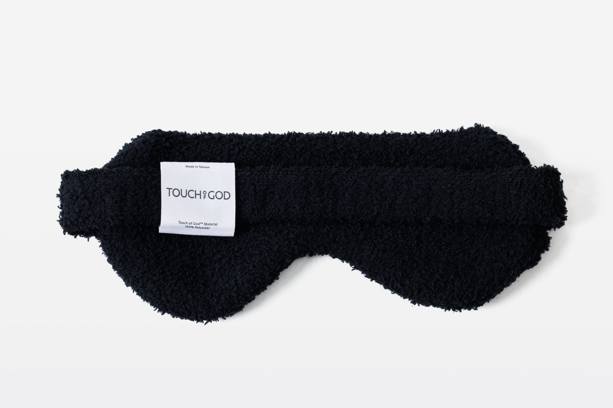 Black Plush Soft Sleep Mask - Sleep Mask - Touchofgod.co