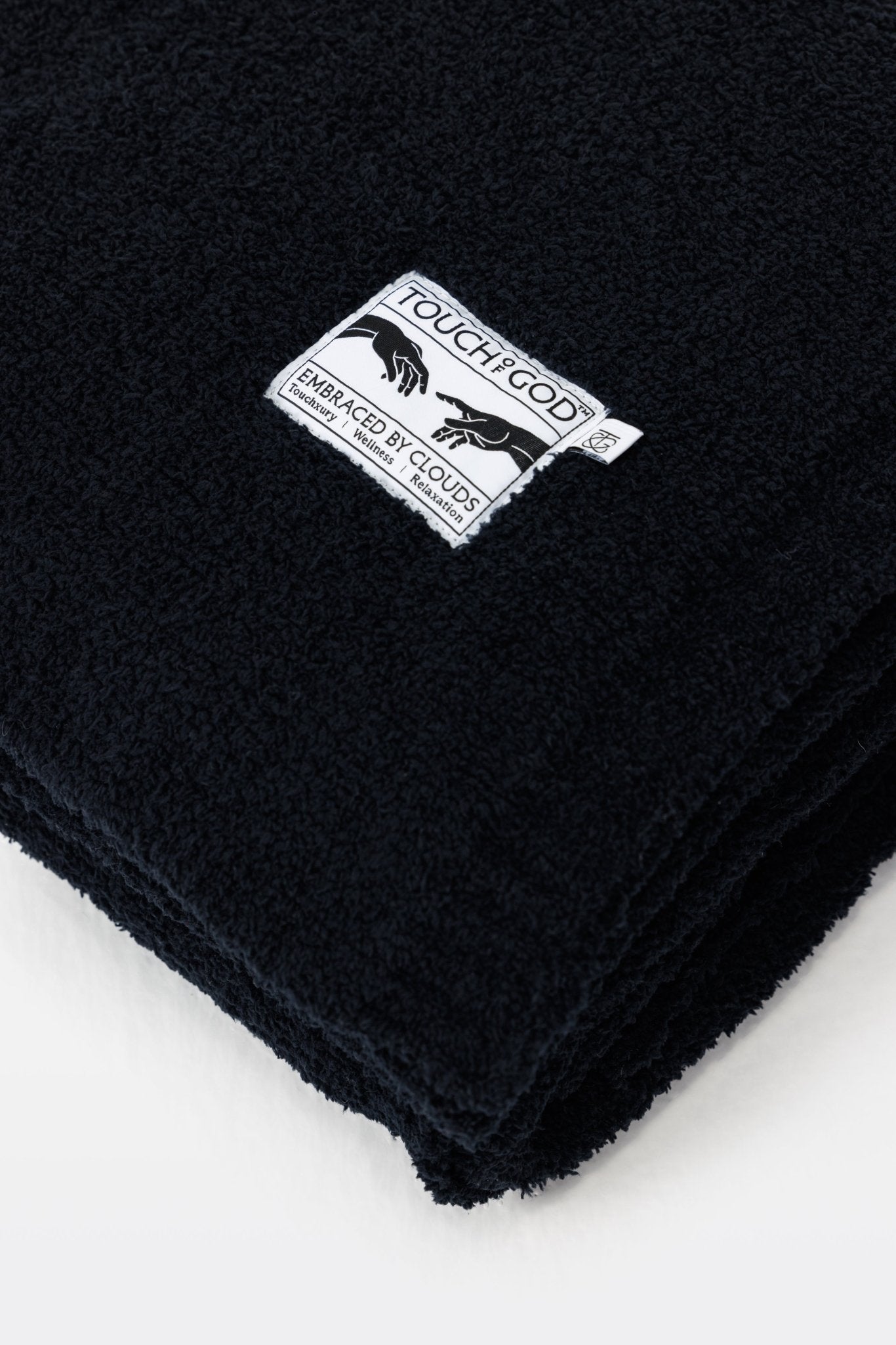 Black Smart Traveller | Luxury Plush Travel Pillow Throw Blanket - Throw - Touchofgod.co