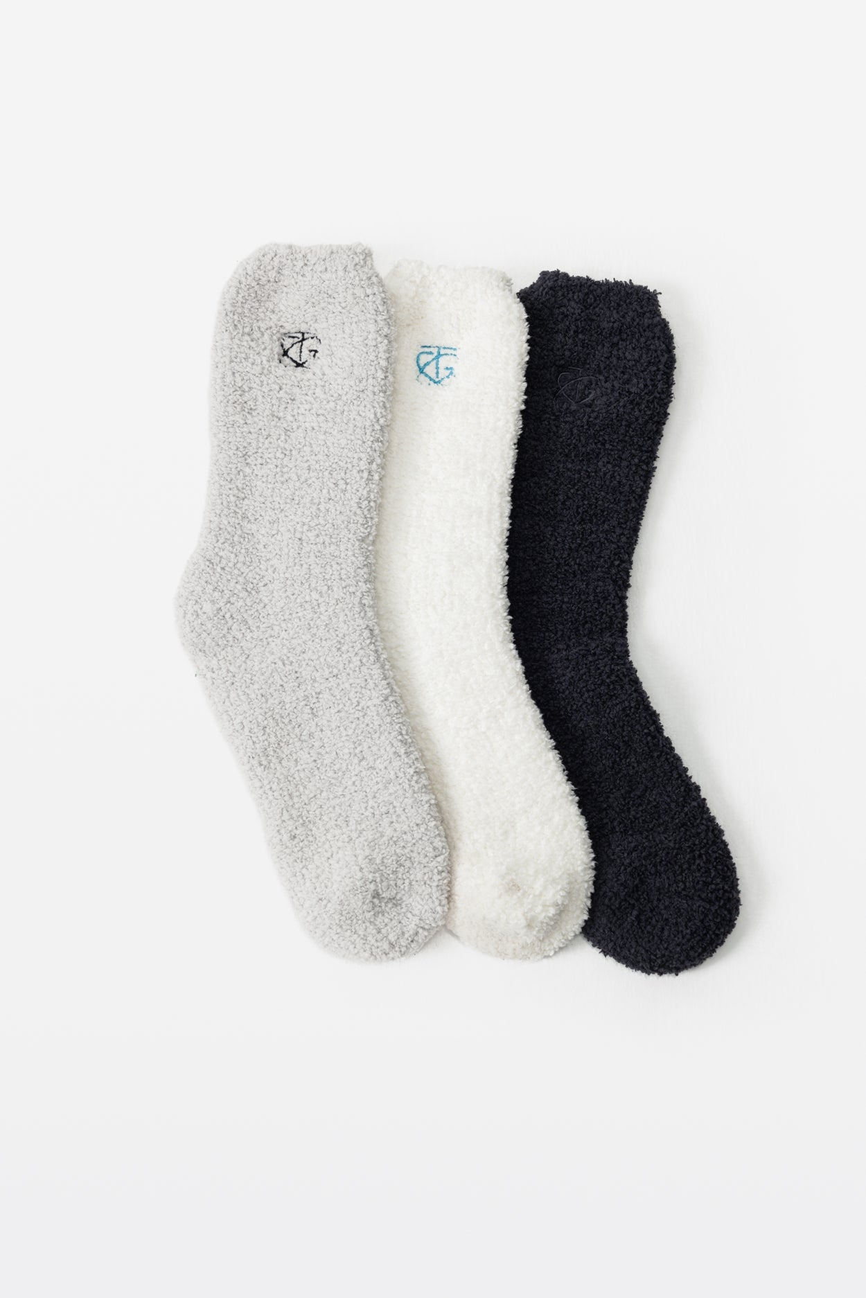 Ash Grey Soft Plush Socks - Socks - Touchofgod.co