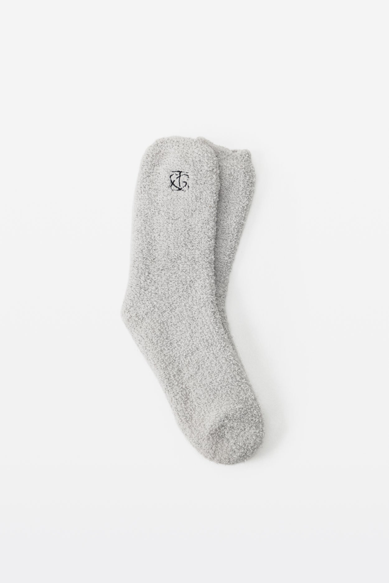Light Grey Soft Plush Socks - Socks - Touchofgod.co