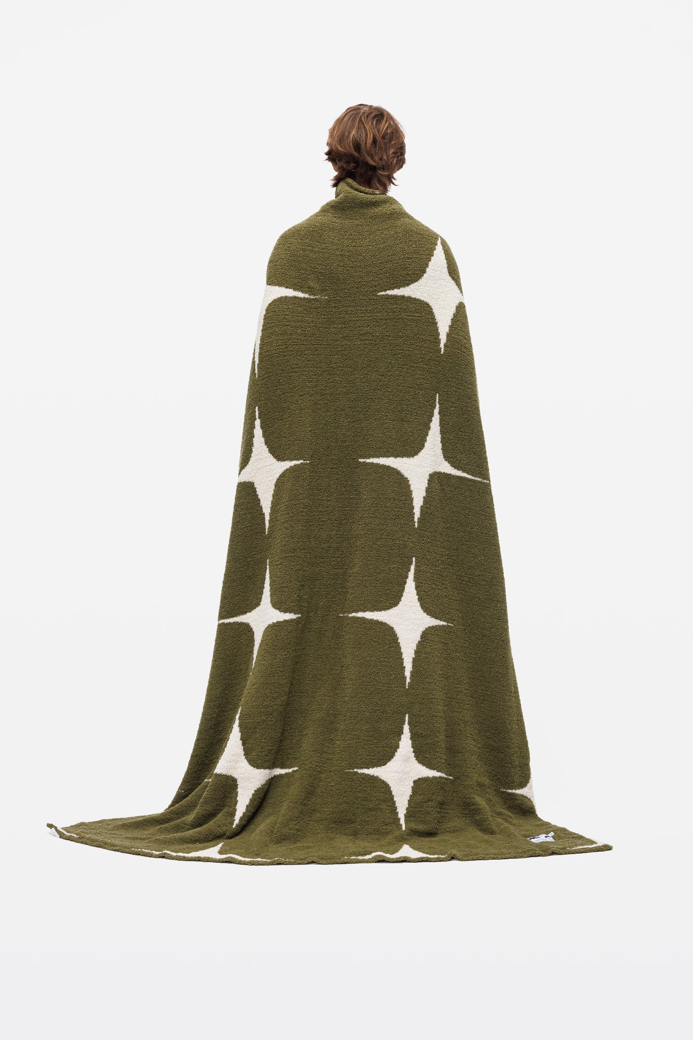 Olive Star Patterned Soft Plush Stargaze Throw Blanket - Throw - Touchofgod.co