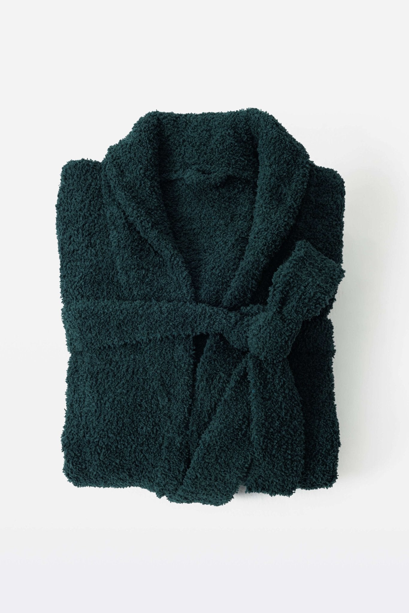 Pine Green Ultra Soft Classic Luxury Plush Bathrobe - Robe - Touchofgod.co